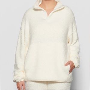 SKIMS TEDDY FLEECE PULLOVER